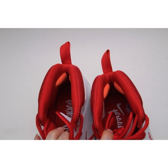 Nike Alpha Huarache 7 Varsity Lacrosse Cleats Mens Red White Size 10.5 - Picture 9 of 14